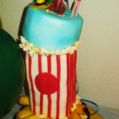 Curious George Cake