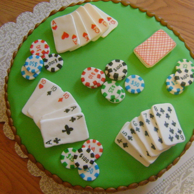 Poker Cake