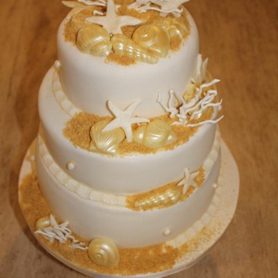 3 Tier Beach Wedding