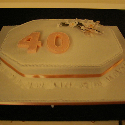 40Th Birthday Cake