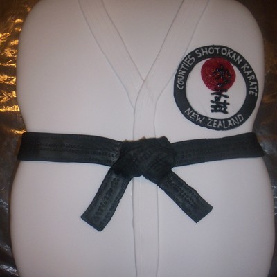 Karate Gi Birthday Cake