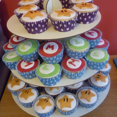 Mario Theme Cupcakes