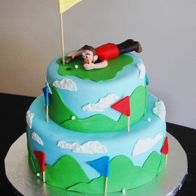 Golf Birthday Cake