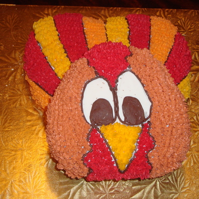 Thanksgiving Turkey Cake