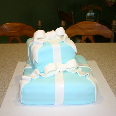 Tiffany Box Cake