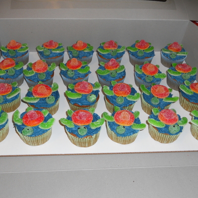 Sea Turtle Cupcakes