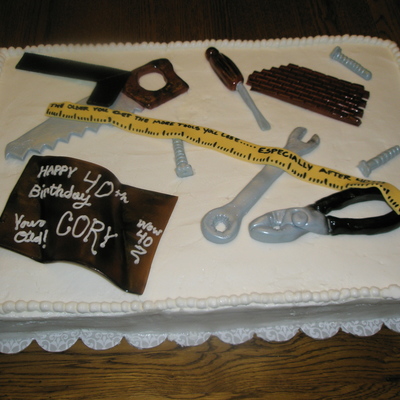 Handyman 40Th Birthday Cake