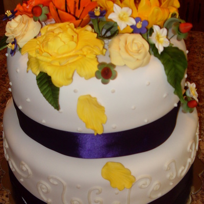 Wedding Shower W/ Gumpaste Flowers