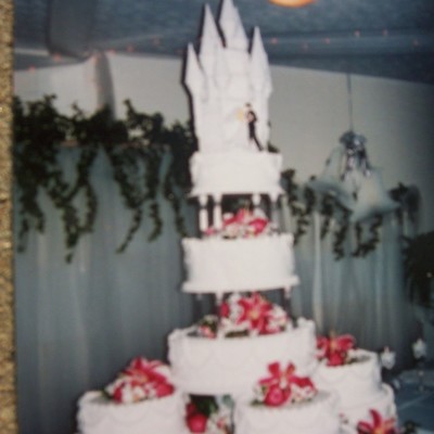Tall Castle Wedding Cake