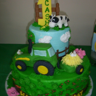 Farm Tractor Cake