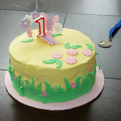 First Birthday/christening Cake