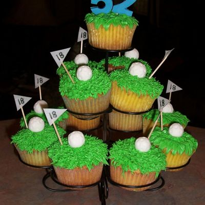 Golf Cupcakes