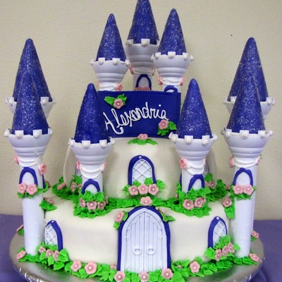 Princess Castle Cake