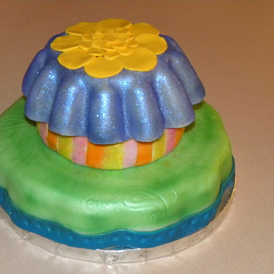 Crazy Design Color Cake