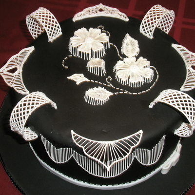 Defying Gravity-- Royal Icing Style