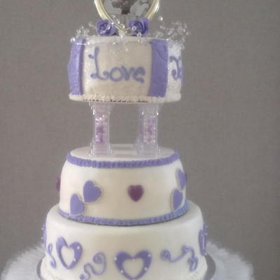 In Love Wedding Cake