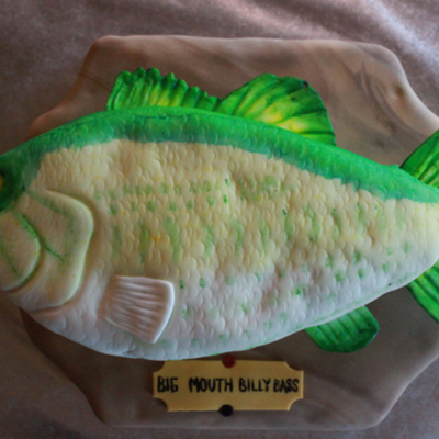 Big Mouth Bass Cake