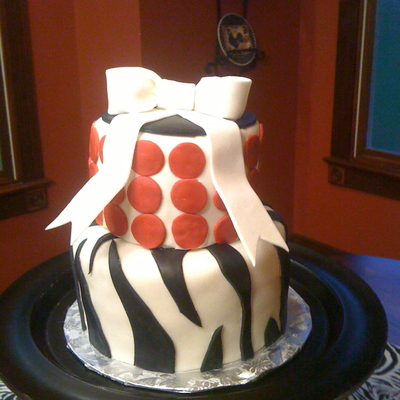 Zebra And Polka Dots