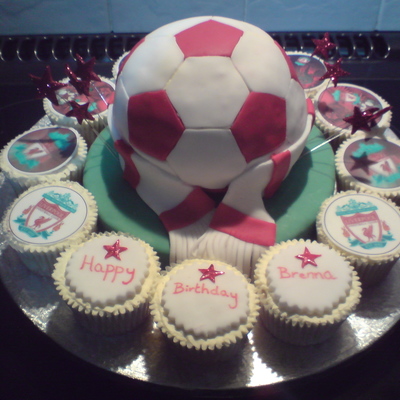 Liverpool Football Cake