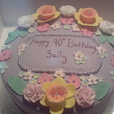 90Th Birthday Cake