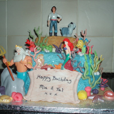 Little Mermaid Birthday Cake