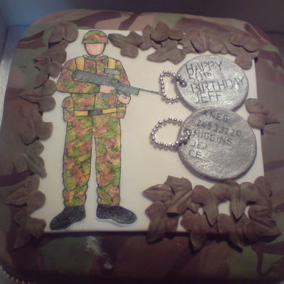 British Army Soldier Cake