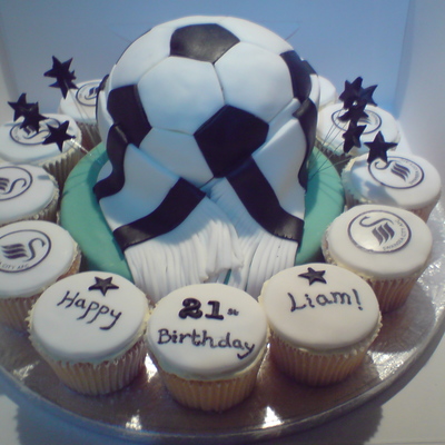 Swansea Afc Football Cake
