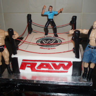 Wwf Wrestling Cake