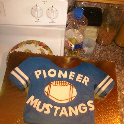 Football Jersey Cake