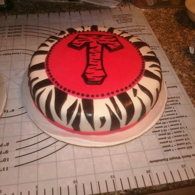 Zebra Print Cake