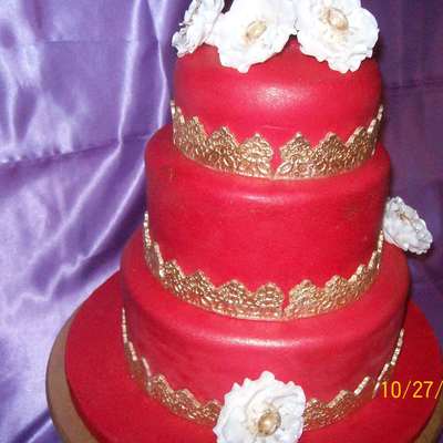 Moroccan Style Wedding Cake