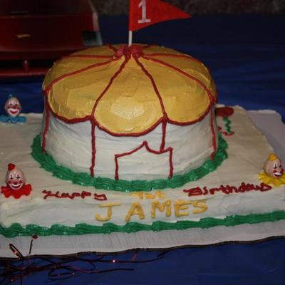 Baby James' First Birthday Cake
