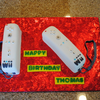 Nintendo Wii Remote Cake