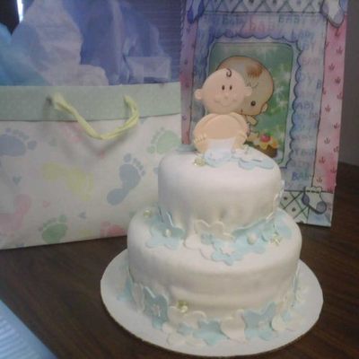 First Try With Fondant...messy But Fun!