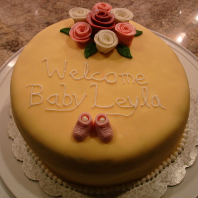 Leyla's Baby Shower Cake