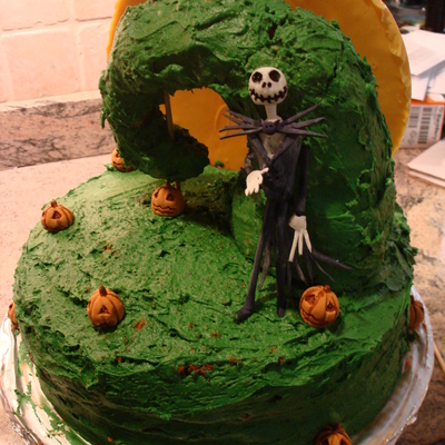 Nightmare Before Christmas Cake