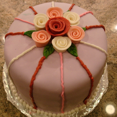 Rolled Rose Cake