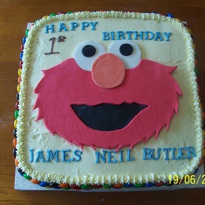 Elmo Birthday Cake