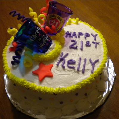 21St Birthday Celebration Cake
