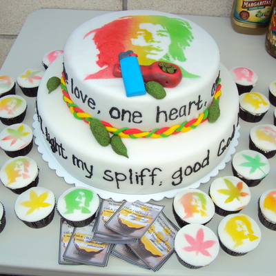 Bob Marley Cake