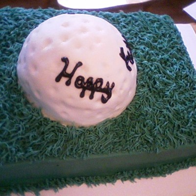 Father's Day Golf Cake
