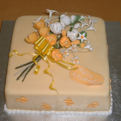 A 70Th Birthday Cake