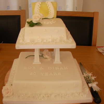 Diamond Wedding Cake