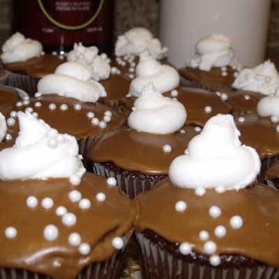 Root Beer Float Cupcakes
