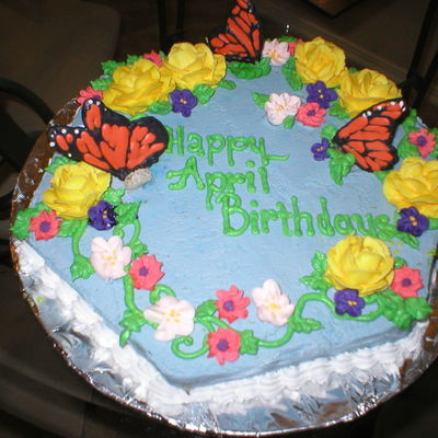 Spring Birthday Cake For Work