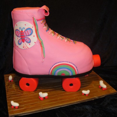 Rollerskate Cake