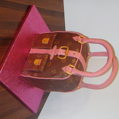 Louis Vuitton Purse Cake