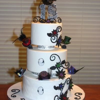 Top Hat Fascination Birthday Cake