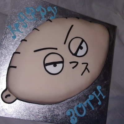 Stewie Griffin From Family Guy Cake