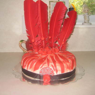 Red Zebra Cake